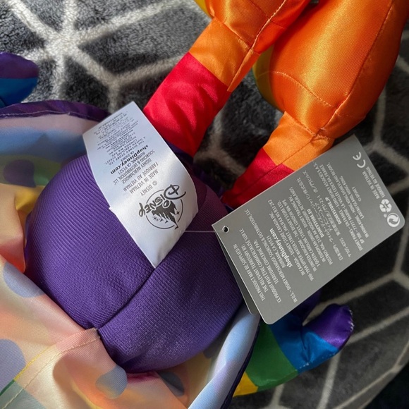 Disney Minnie Mouse Rainbow Plush Doll Toy 2020  19 1/2" - Picture 5 of 5